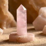 Rose Quartz Crystal Tower