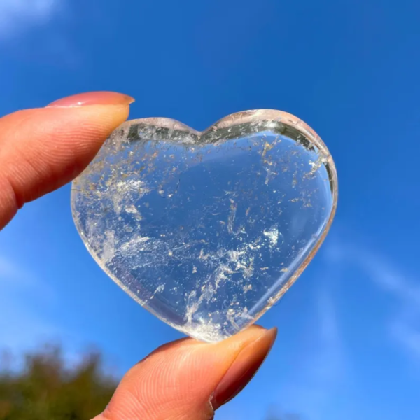 Clear Quartz Crystal Heart (1Kg)