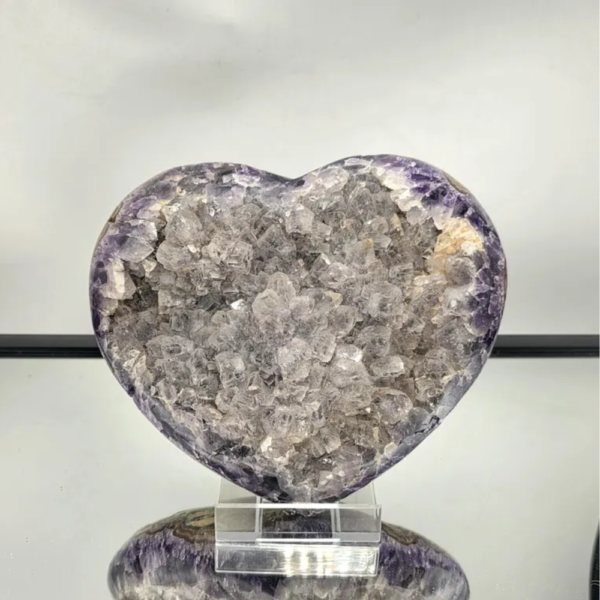 Amethyst Crystal Heart (1Kg)
