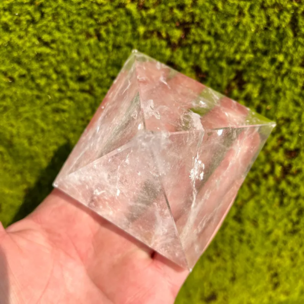 Clear Quartz Crystal Pyramid