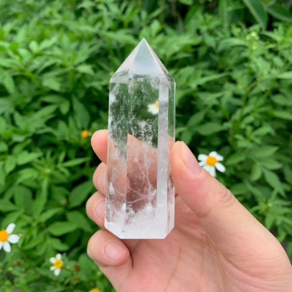Clear Quartz Crystal Tower